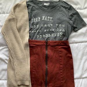 “Dear math” T-shirt